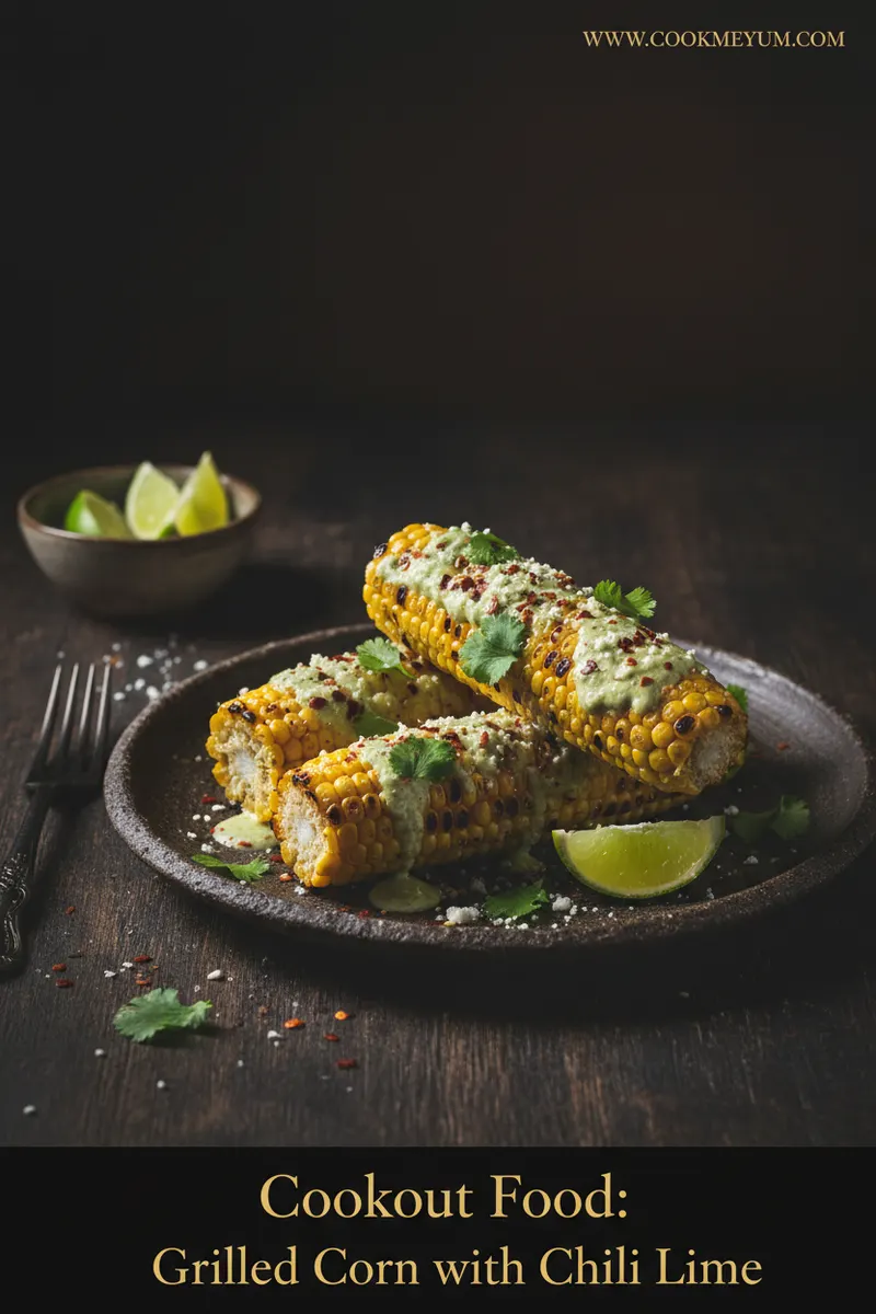Cookout Food: Grilled Corn with Chili Lime