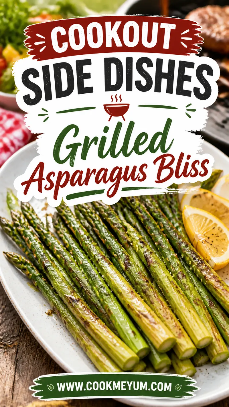 Cookout Side Dishes: Grilled Asparagus Bliss