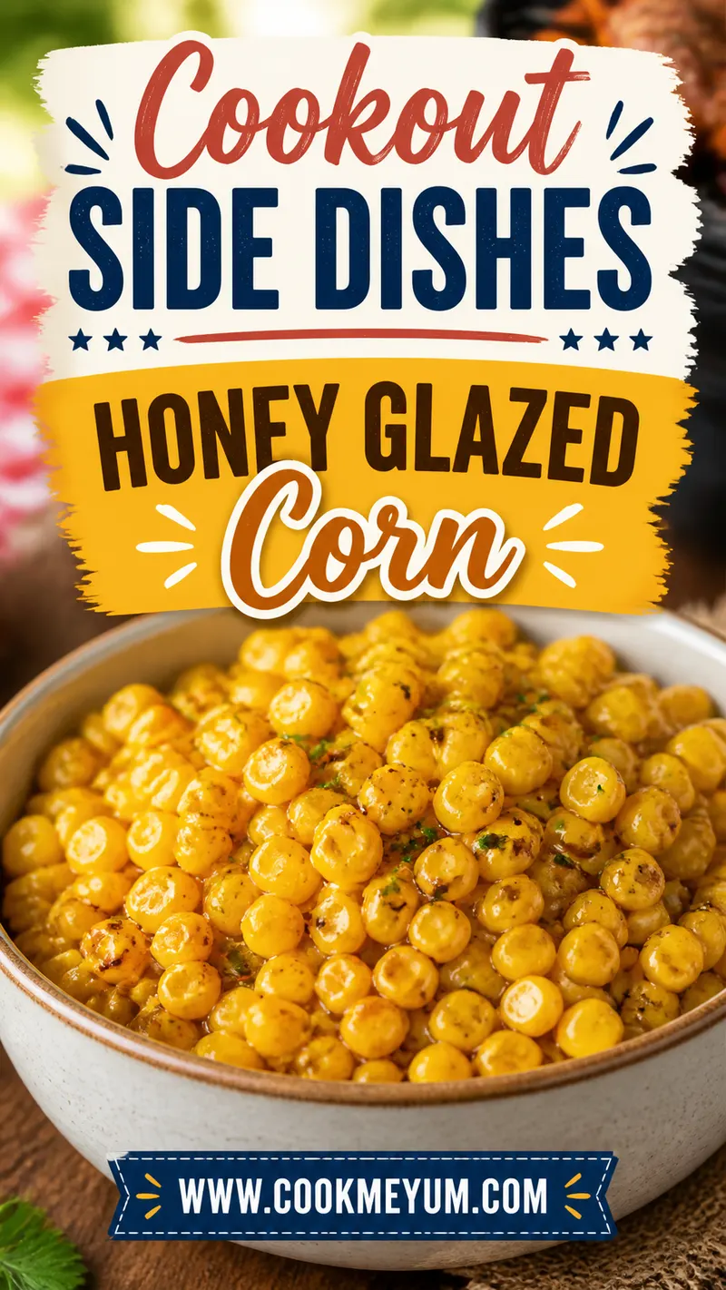Cookout Side Dishes: Honey Glazed Corn