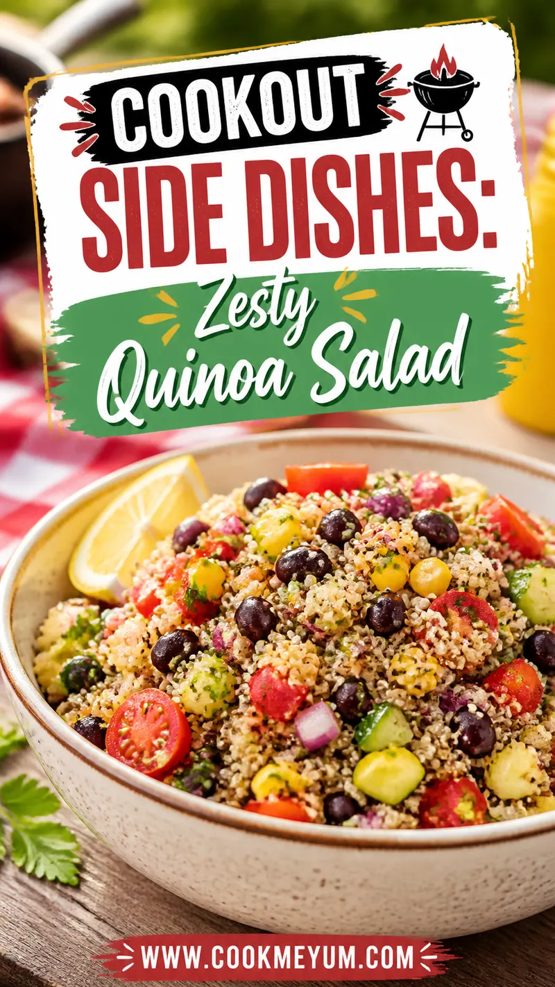 Cookout Side Dishes: Zesty Quinoa Salad