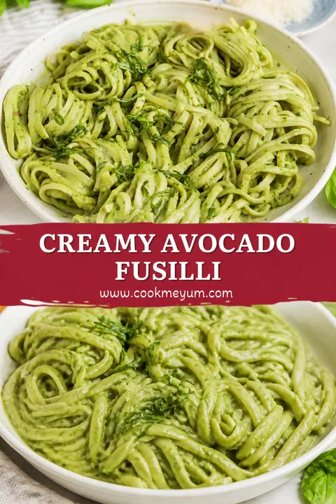 Creamy Avocado Fusilli – Quick and Light Summer Pasta