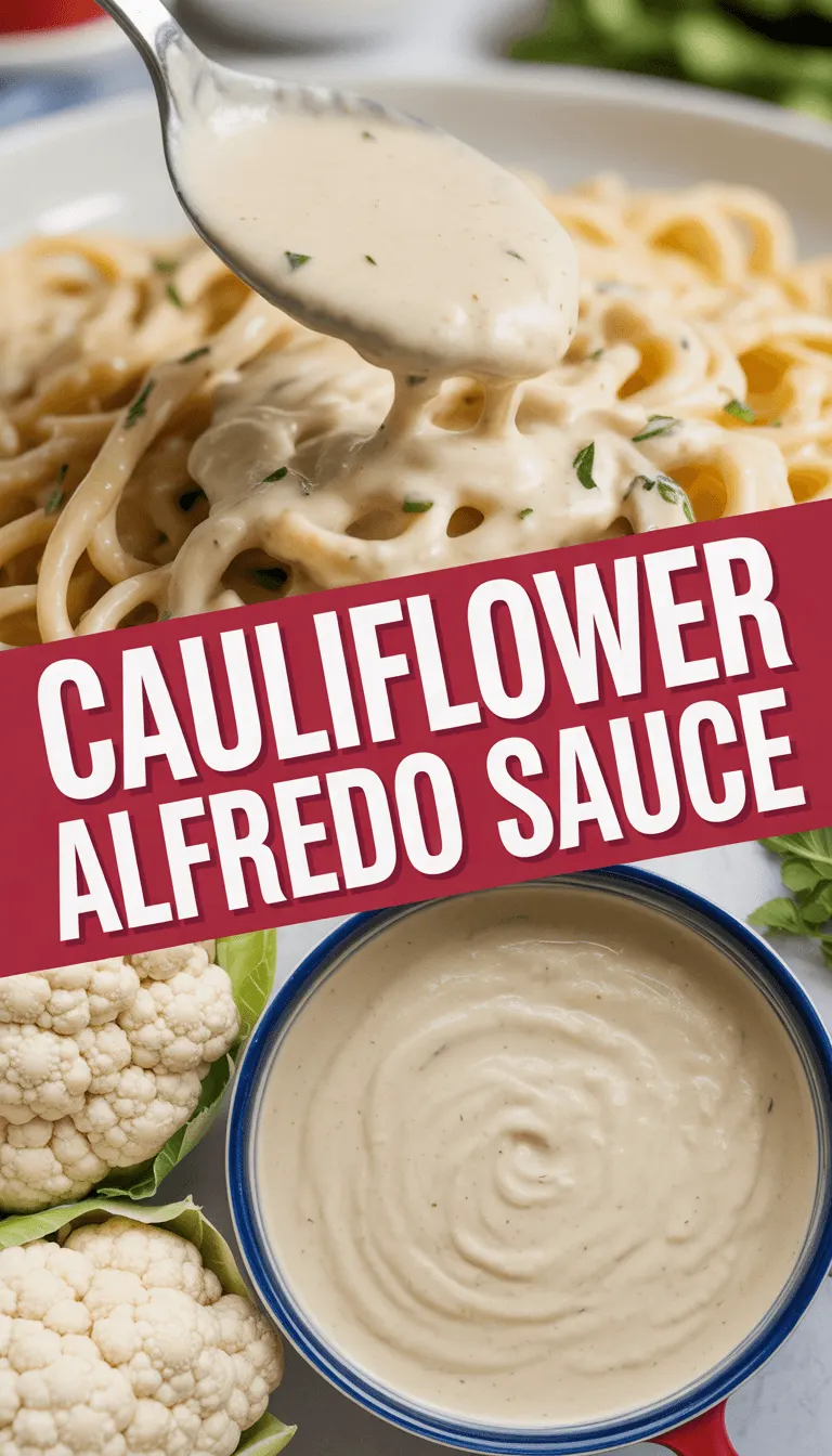 Creamy Cauliflower Alfredo Sauce Recipe – Healthy and Delicious!