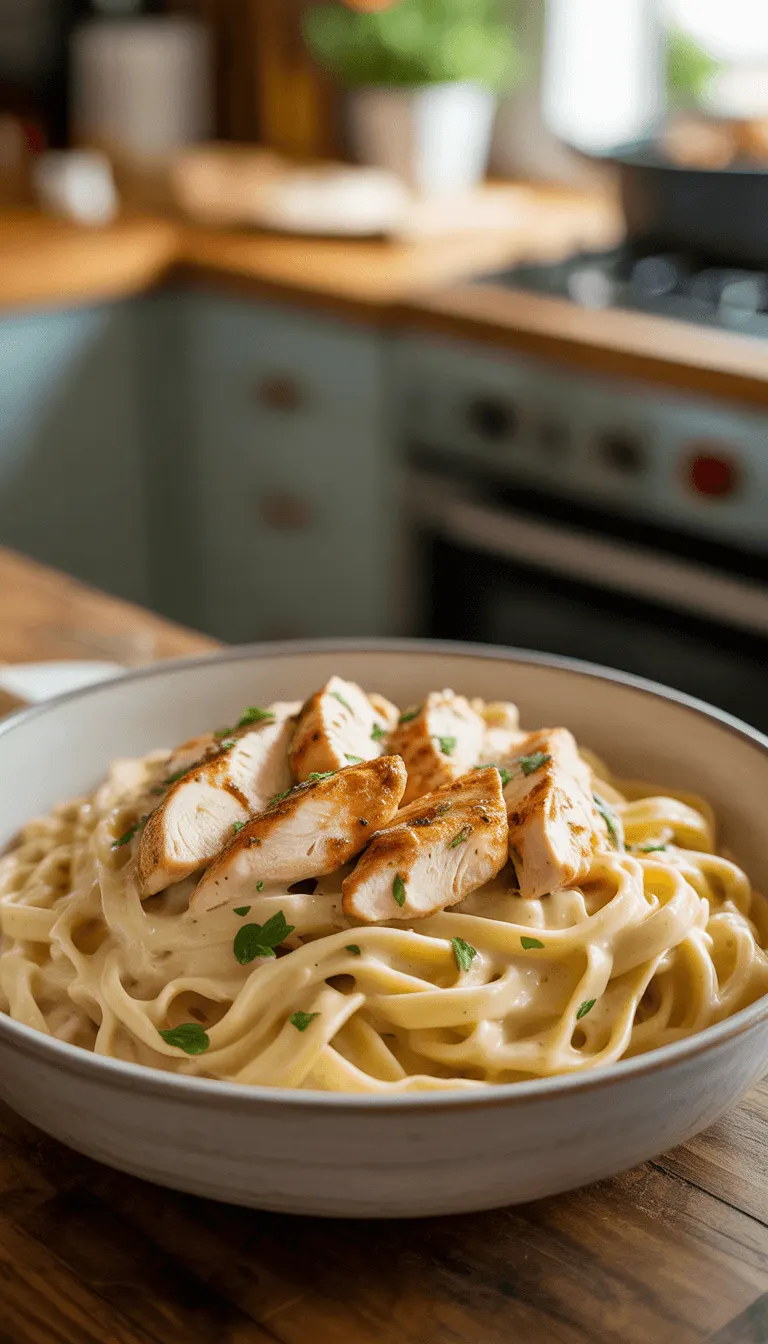 Creamy Chicken Alfredo Pasta – Easy & Delicious!