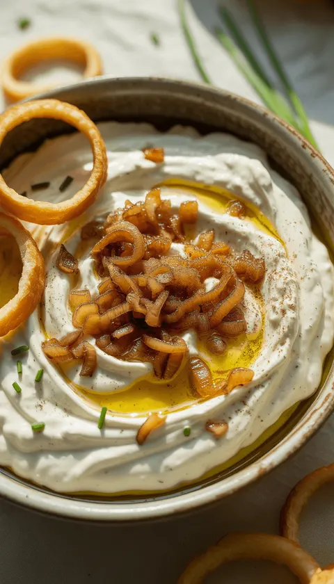 Creamy Greek Yogurt French Onion Dip – Deliciously Healthy!