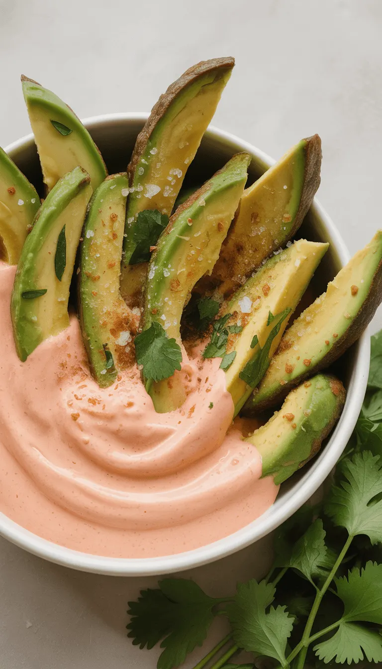 Crispy Avocado Fries with Dipping Sauce – Perfectly Crunchy Snack!