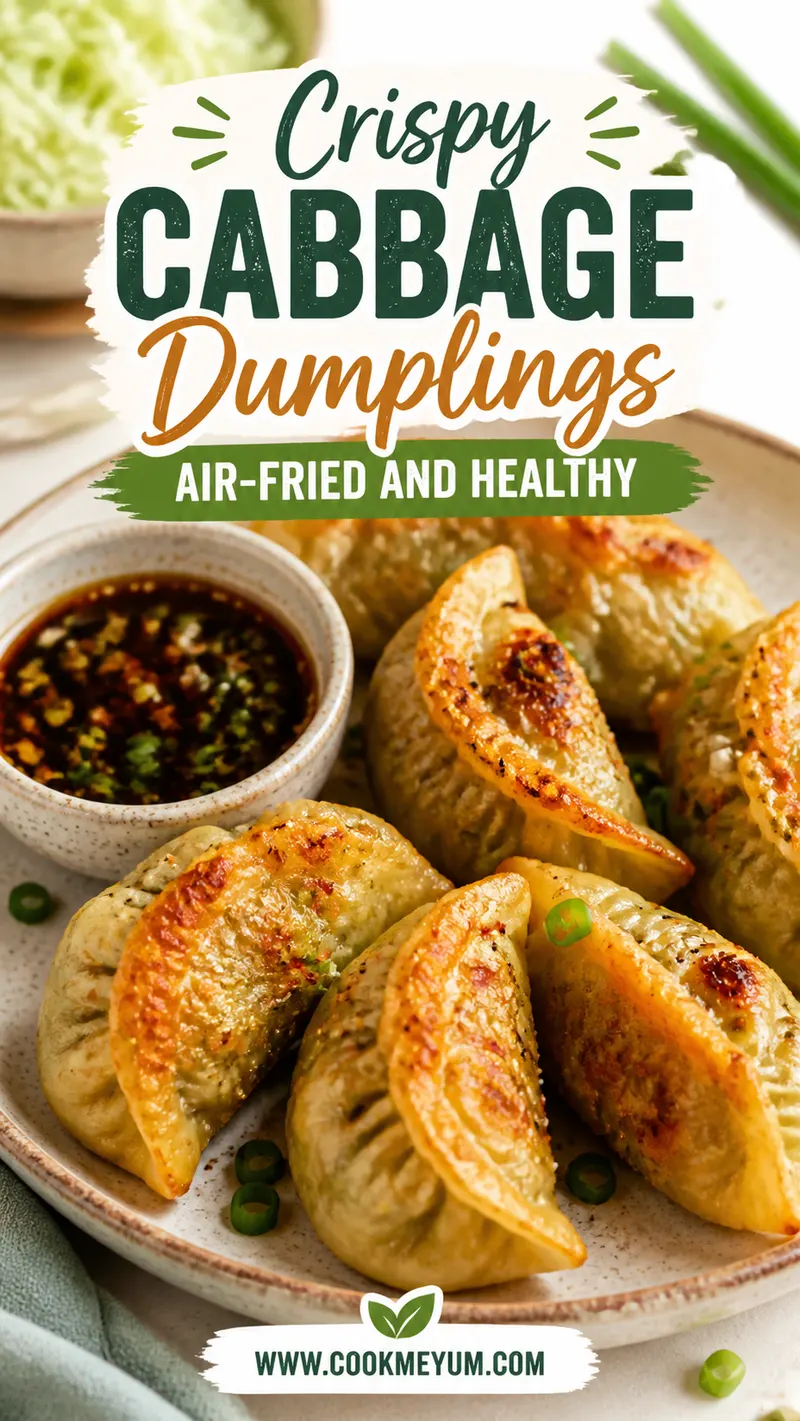 Crispy Cabbage Dumplings: Air-Fried and Healthy