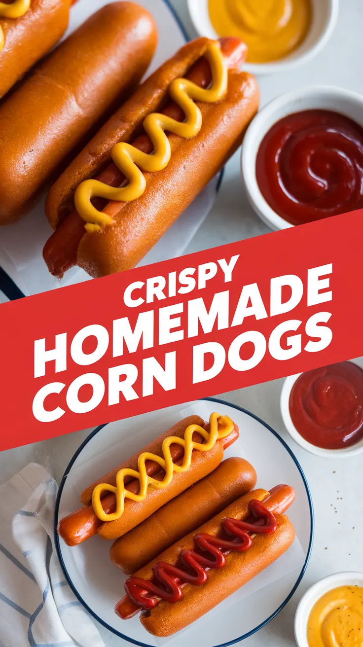 Crispy Homemade Corn Dogs