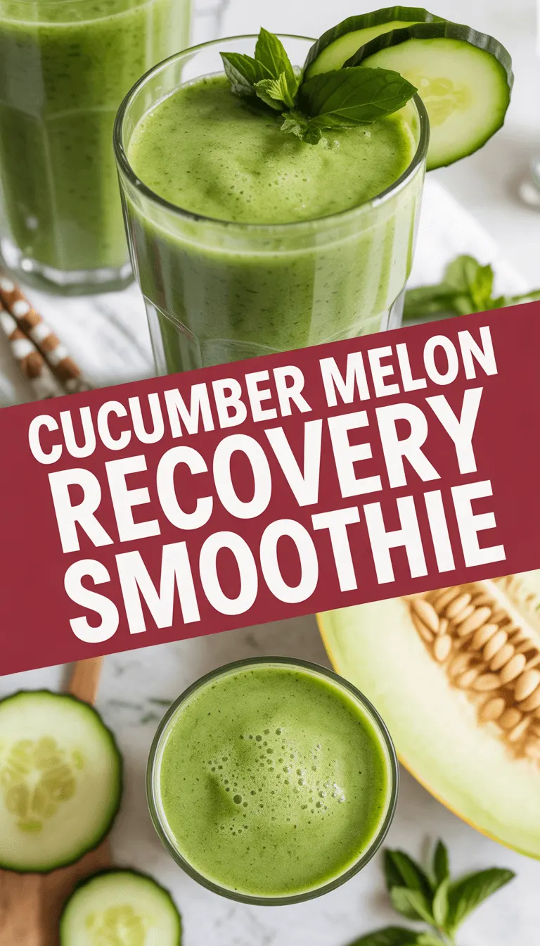 Cucumber Melon Recovery Smoothie