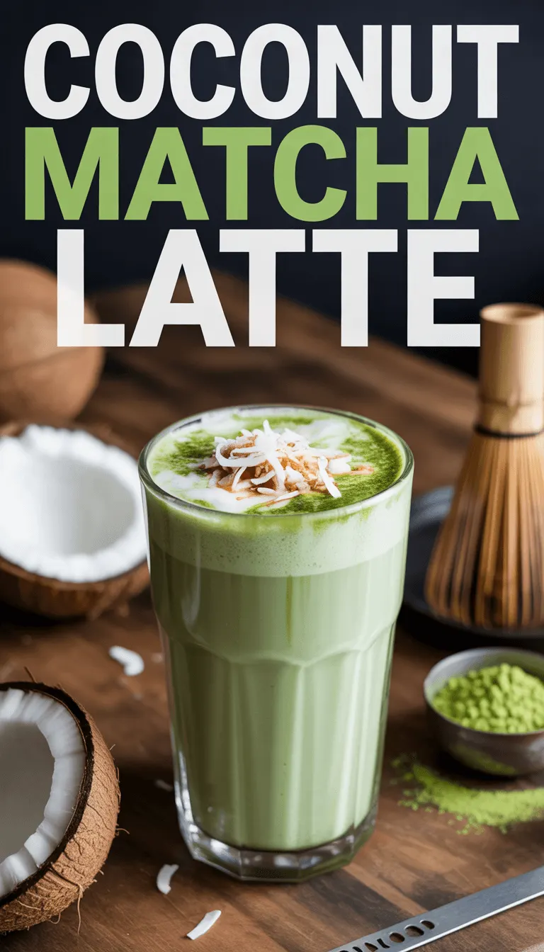 Delicious Coconut Matcha Latte – A Refreshing Treat!