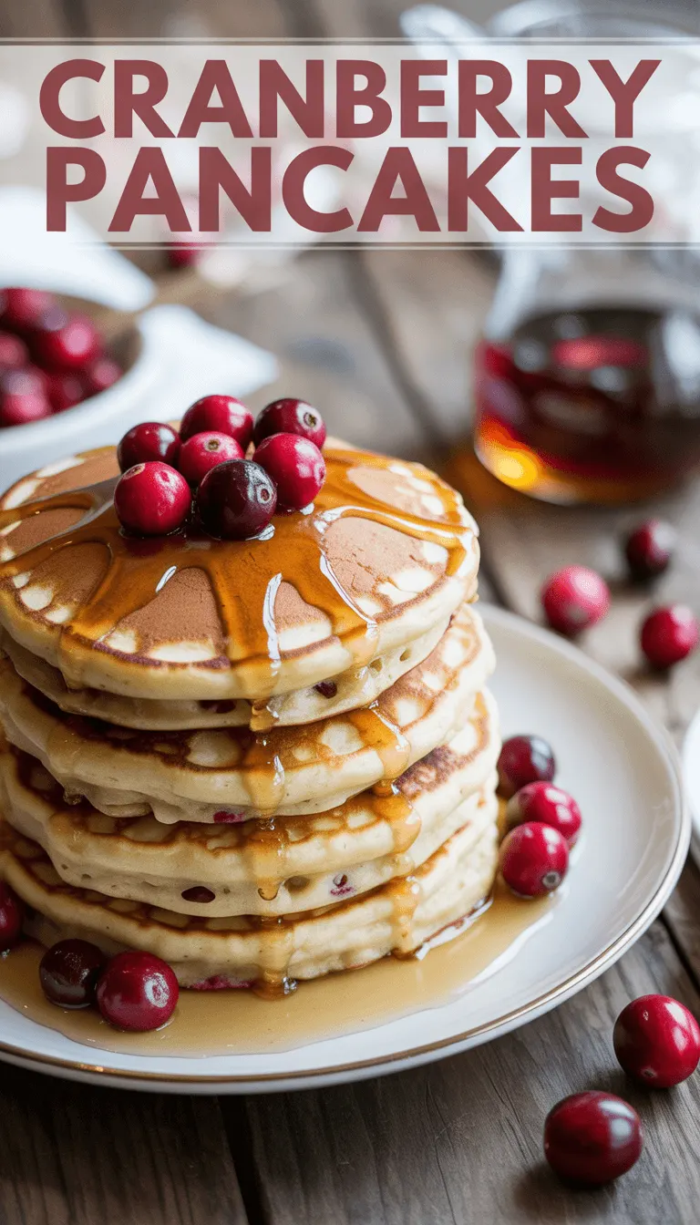 Delicious Cranberry Pancakes – Fluffy, Fruity & Fantastic!