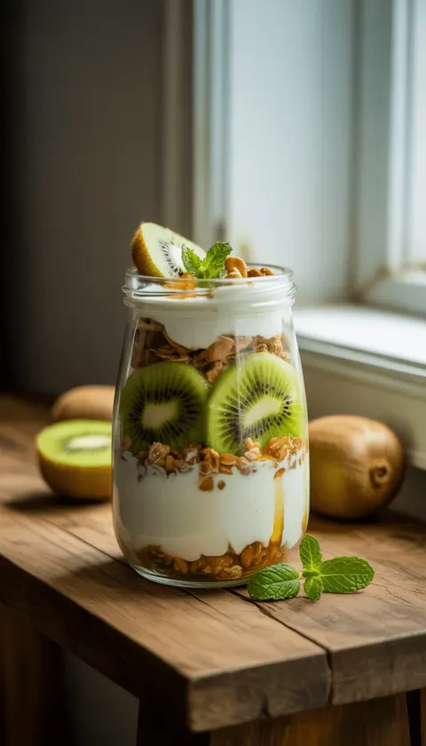 Delicious Kiwi Yogurt Parfait – A Refreshing and Wholesome Treat!