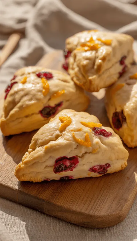 Delicious Orange Cranberry Scones – A Perfect Morning Treat!