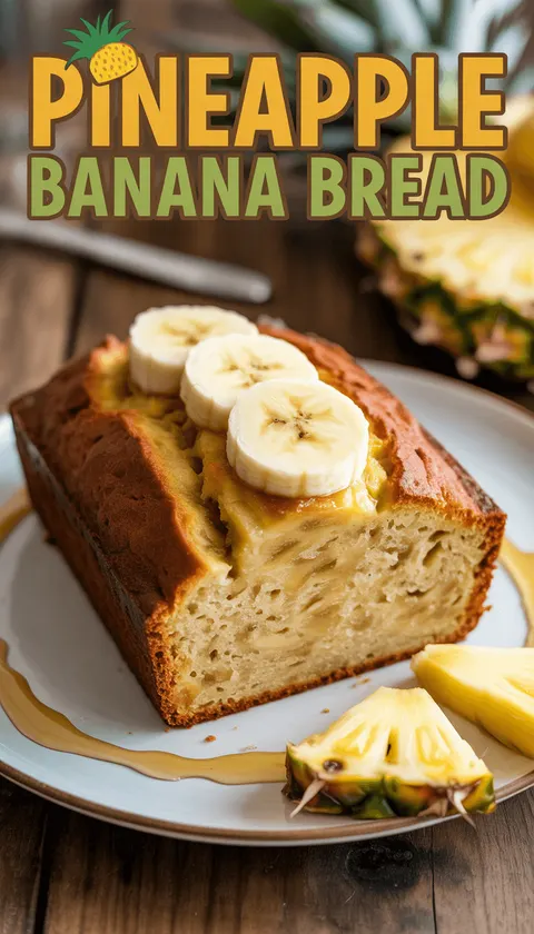 Delicious Pineapple Banana Bread – Moist & Flavorful!
