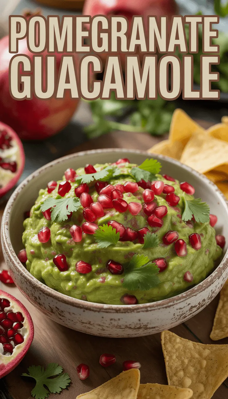 Delicious Pomegranate Guacamole – A Flavorful Twist on a Classic!
