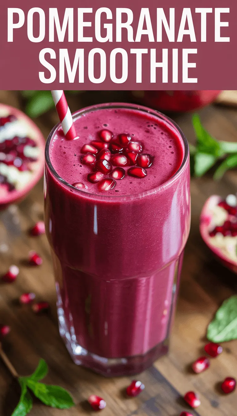 Delicious Pomegranate Smoothie Recipe – Refreshing & Nutritious!