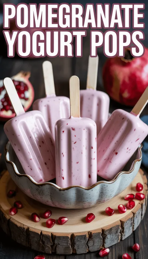 Delicious Pomegranate Yogurt Pops – A Refreshing Summer Treat!