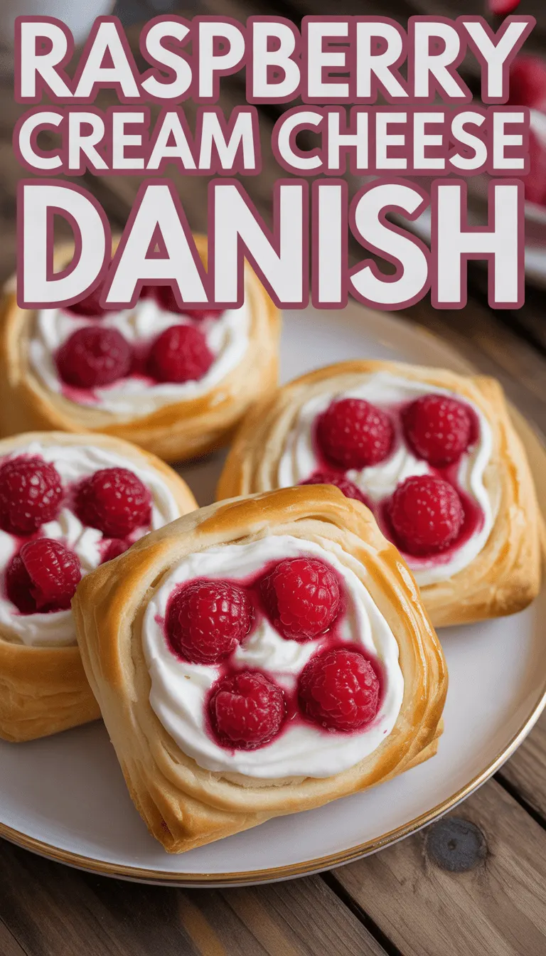 Delicious Raspberry Cream Cheese Danish – Easy & Flaky!