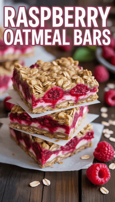 Delicious Raspberry Oatmeal Bars – A Perfect Snack!