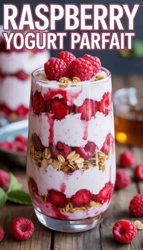 Delicious Raspberry Yogurt Parfait – A Healthy and Refreshing Treat!