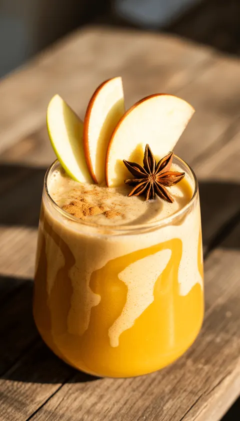 Deliciously Creamy Spiced Apple Smoothie – Perfect for Any Time!