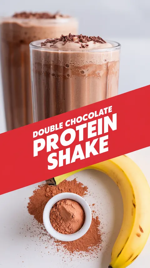 Double Chocolate Protein Shake