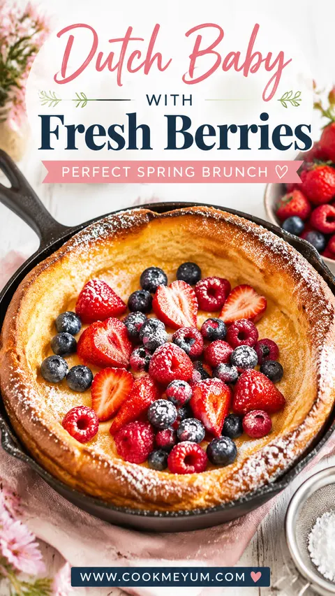 Dutch Baby with Fresh Berries – Perfect Spring Brunch