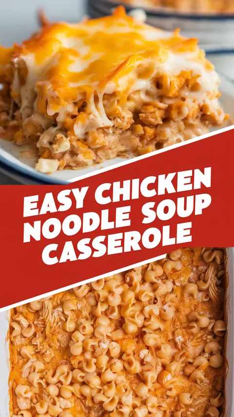 Easy Chicken Noodle Soup Casserole Recipe