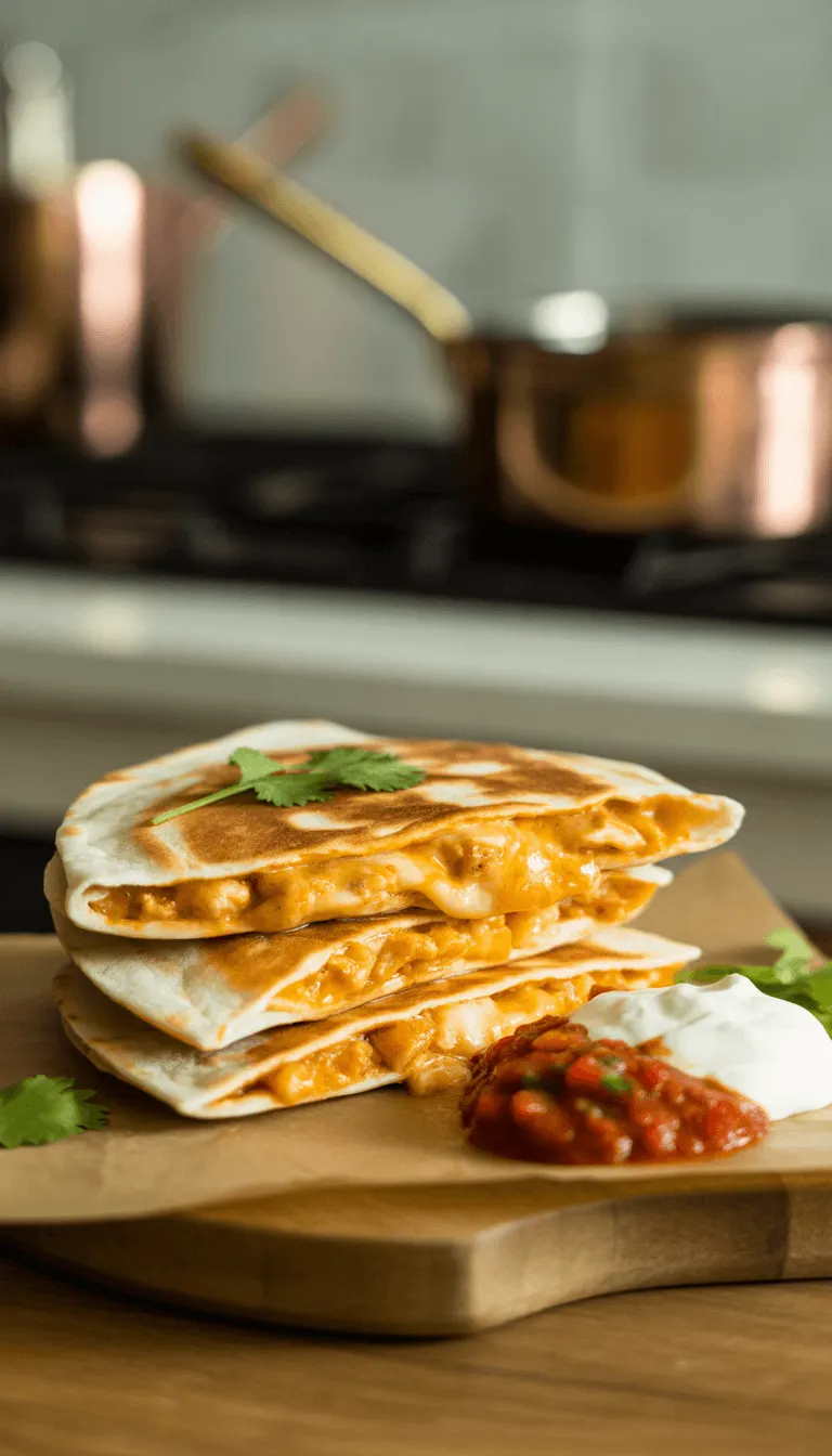 Easy Chicken Quesadillas – Quick, Flavorful & Family-Friendly!