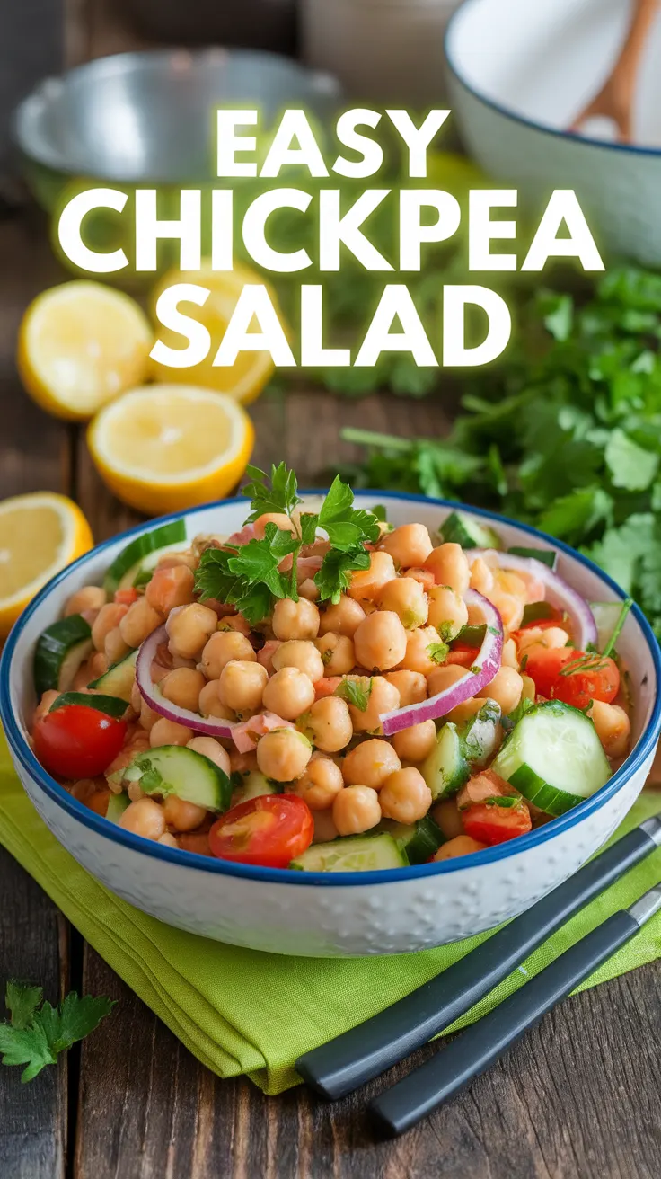 Easy Chickpea Salad