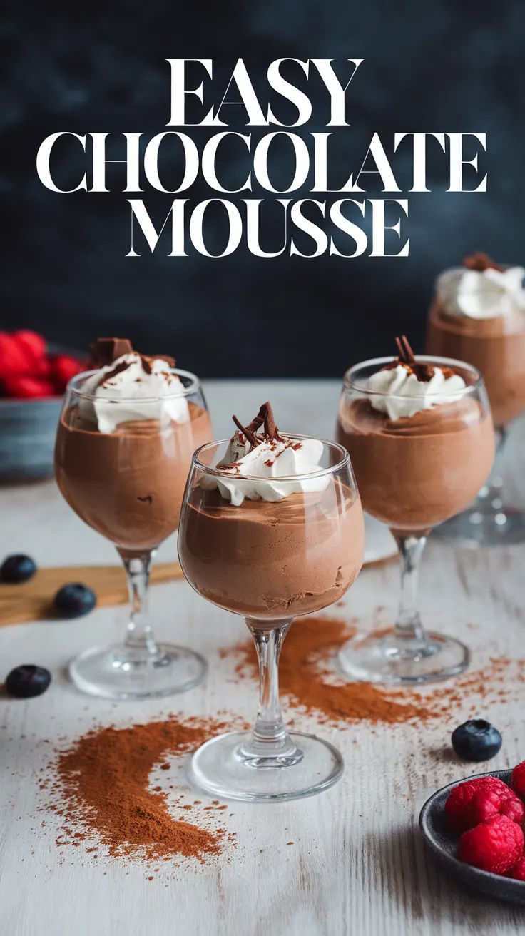 Easy Chocolate Mousse Recipe