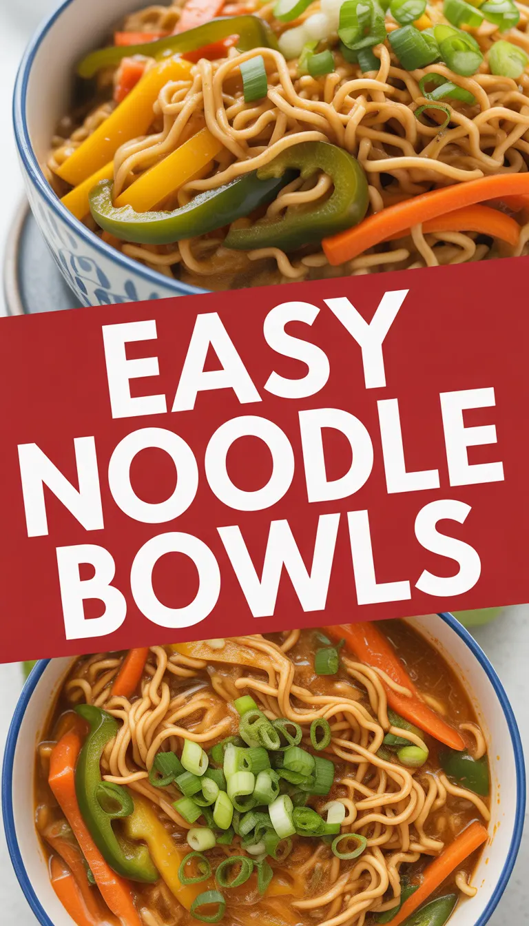 Easy Noodle Bowls – Quick & Flavorful Dinner in 30 Minutes