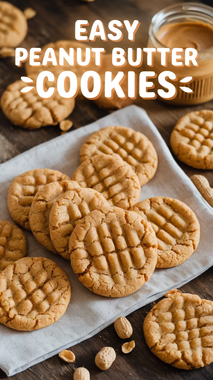 Easy Peanut Butter Cookies