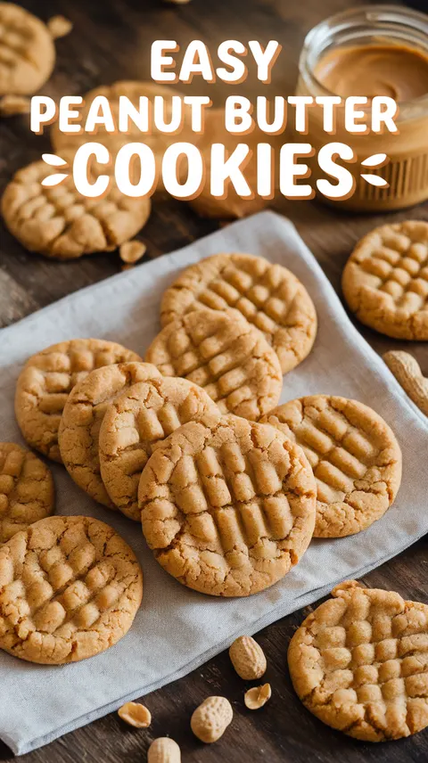 Easy Peanut Butter Cookies