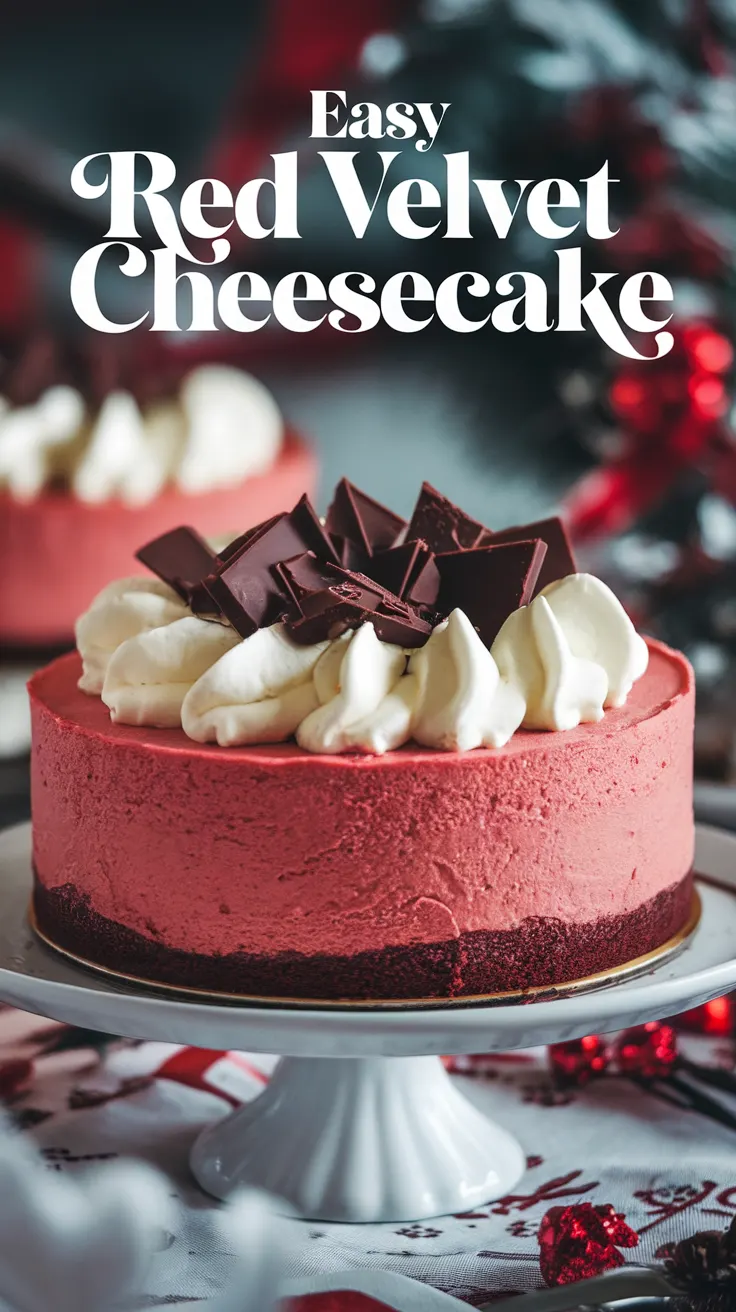 Easy Red Velvet Cheesecake Recipe