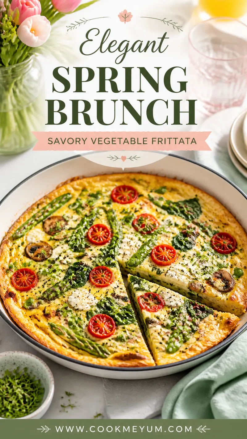 Elegant Spring Brunch: Savory Vegetable Frittata