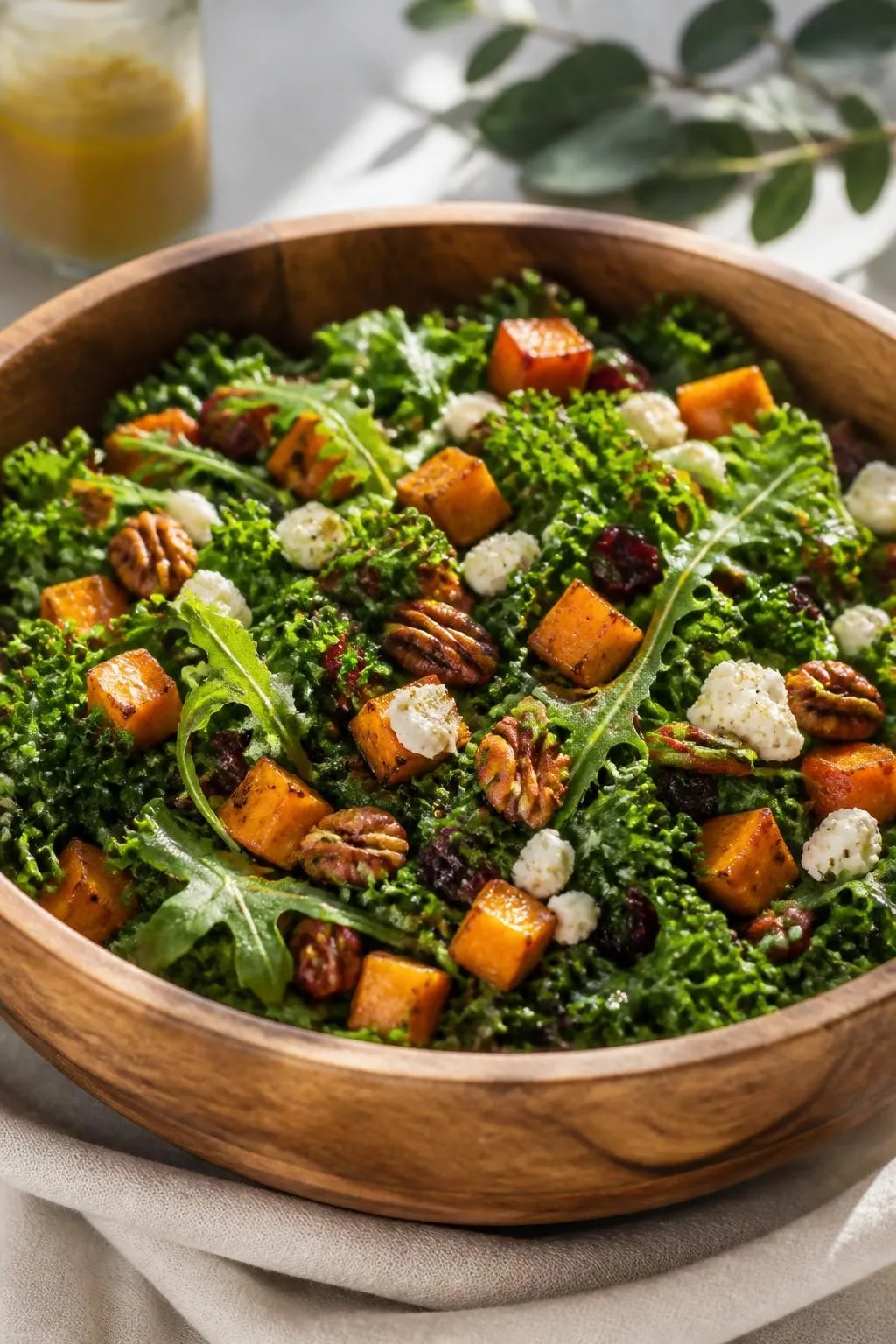 Fall Harvest Salad with Roasted Sweet Potato – Hearty and Fresh