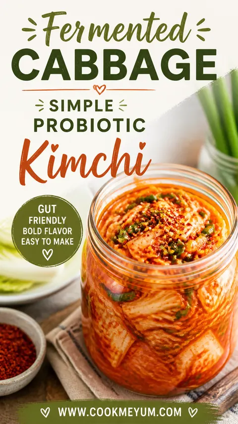 Fermented Cabbage: Simple Probiotic Kimchi