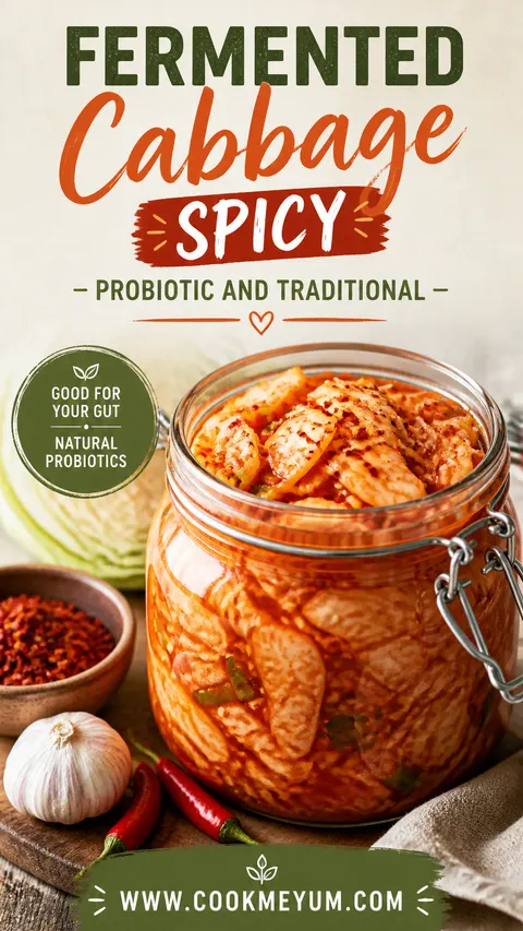 Fermented Cabbage Spicy – Probiotic and Traditional