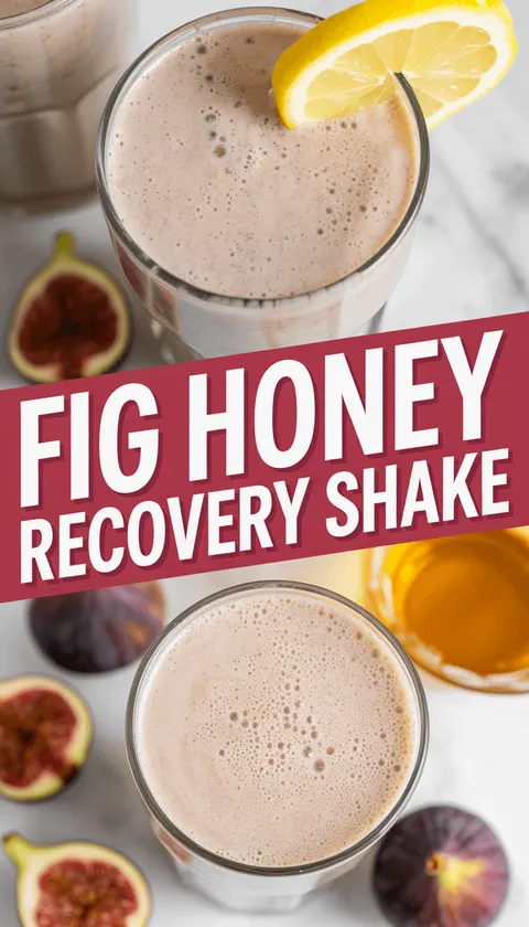 Fig Honey Recovery Shake – Nutrient-Packed and Delicious!