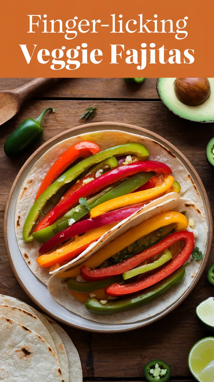Finger-Licking Veggie Fajitas