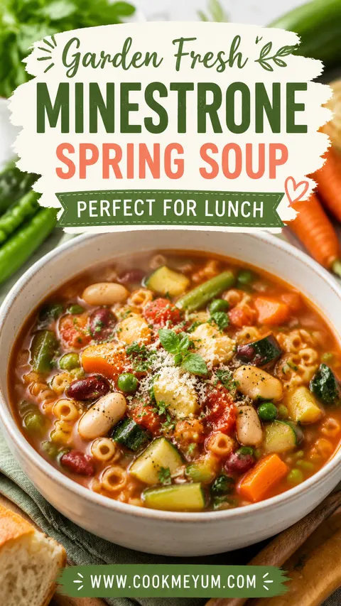 Garden Fresh Minestrone – Spring Soup Perfect for Lunch