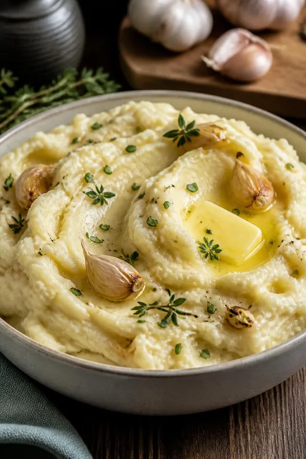 Garlic Herb Mashed Potatoes – Creamy Make-Ahead Side for Thanksgiving