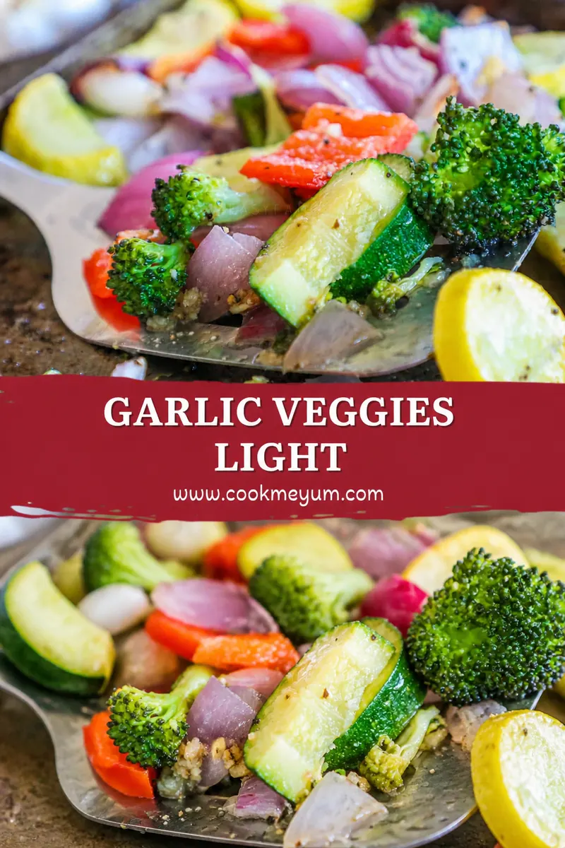 Garlic Veggies Light – Healthy Spring Dinner