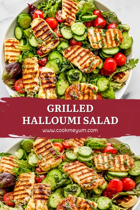 Grilled Halloumi Salad – Easy Cookout Food for Summer