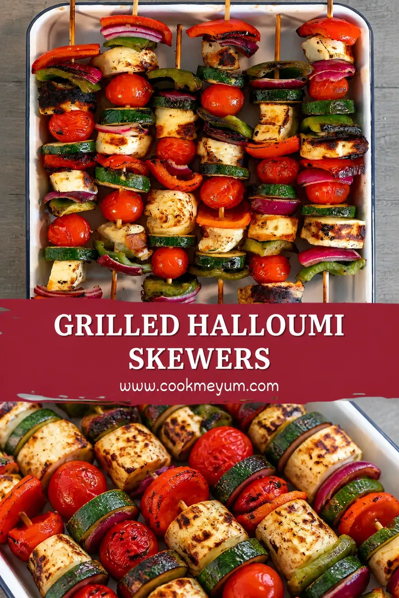Grilled Halloumi Skewers – Quick and Flavorful