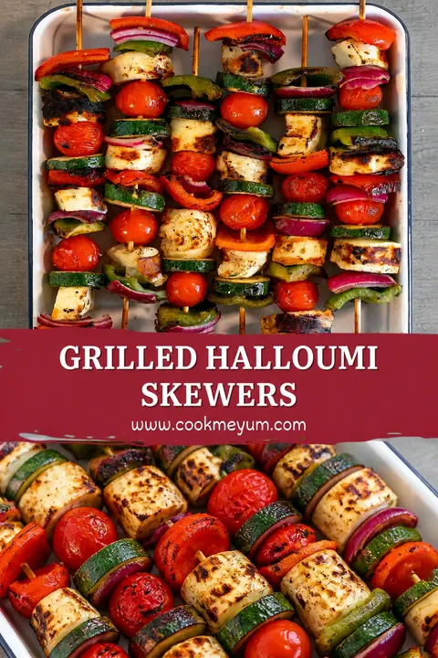 Grilled Halloumi Skewers – Quick and Flavorful