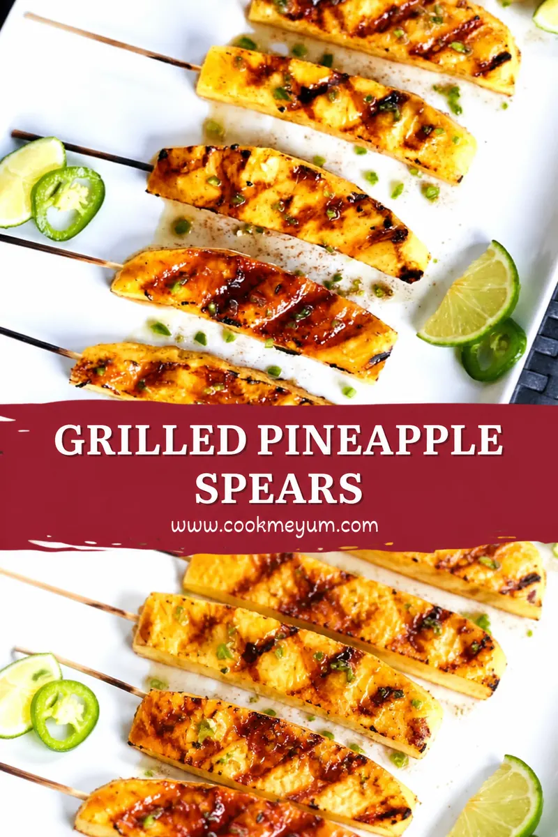 Grilled Pineapple Spears – Healthy and Sweet Dessert