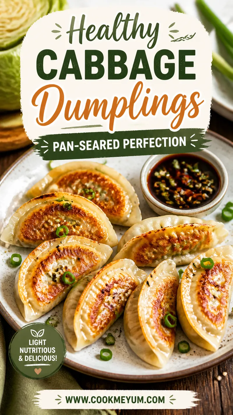 Healthy Cabbage Dumplings: Pan-Seared Perfection