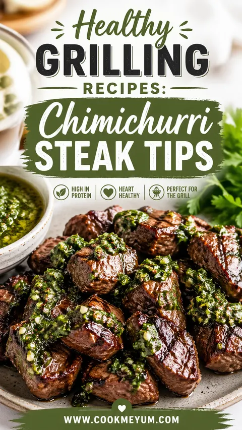 Healthy Grilling Recipes: Chimichurri Steak Tips