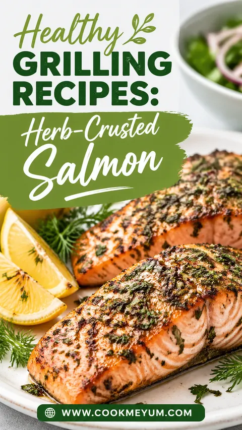 Healthy Grilling Recipes: Herb-Crusted Salmon
